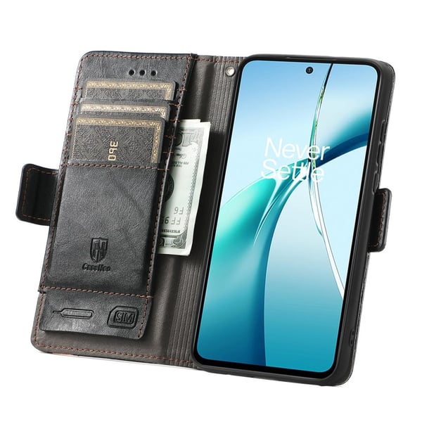 SKALO Samsung S25 Edge CASENEO 002 Premium Flip Cover - Sort