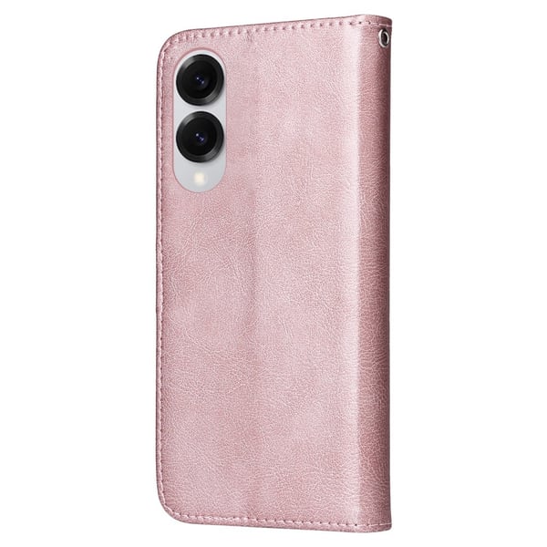 SKALO Samsung S25 Edge 2-i-1 Magnetisk Aftagelig Flip Cover - Rosa guld