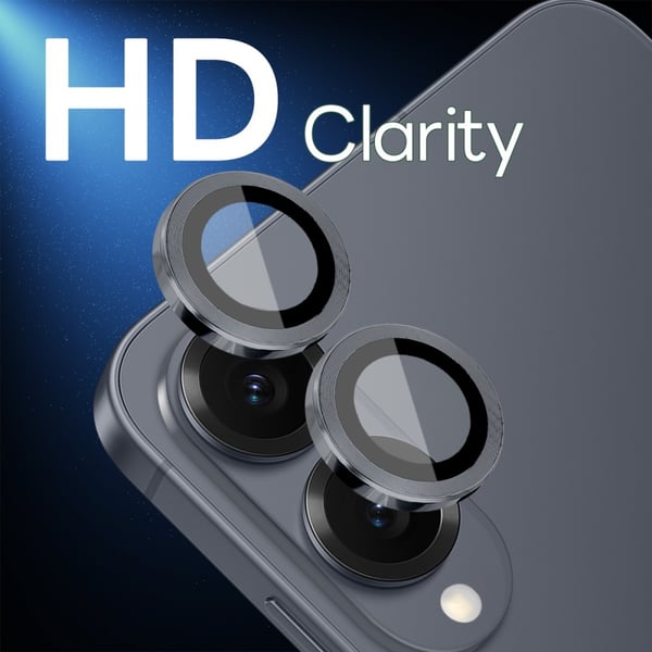 SKALO Samsung S25 Edge NORTHJO Kamerabeskyttelse Metalring - Sort
