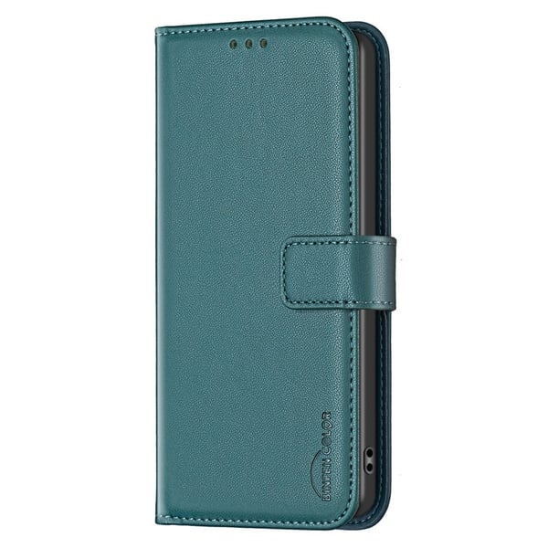 SKALO Samsung XCover7 Pro BINFEN COLOR BF17 Lompakkokotelo - Vihreä