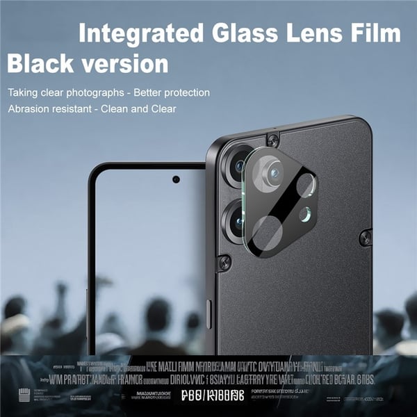 IMAK Nothing CMF Phone 2 Pro Kamerabeskyttelse af hærdet glas - Sort