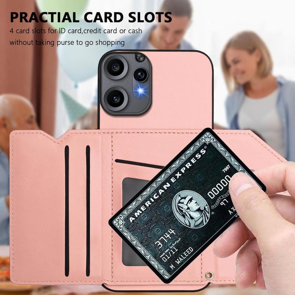 SKALO Nothing CMF Phone 2 Pro PU-læder Cover med Pung - Pink