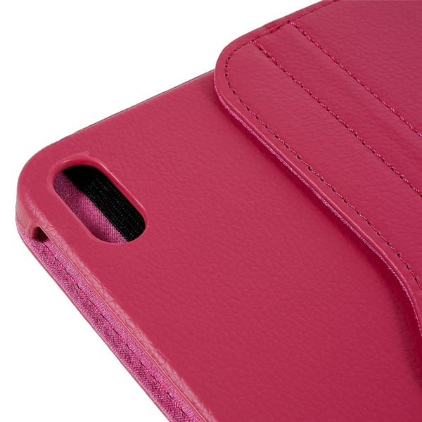 SKALO iPad 11" (2025) 360 Litchi Kotelo - Cerise