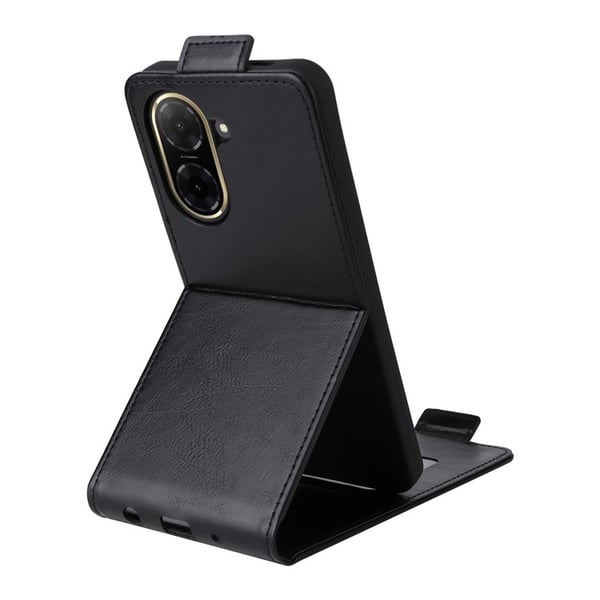 SKALO Xiaomi Redmi A5 4G Vertikalt PU-læder cover Cover - Sort