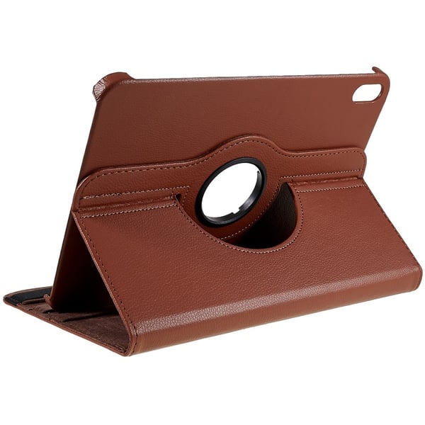 SKALO iPad 11" (2025) 360 Litchi Cover - Brun