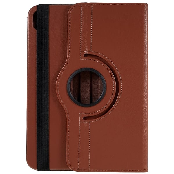 SKALO iPad 11" (2025) 360 Litchi Cover - Brun