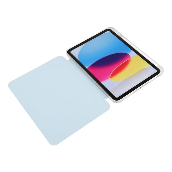 SKALO iPad 11" (2025) Trifold Transparent Bagside Cover - Blå