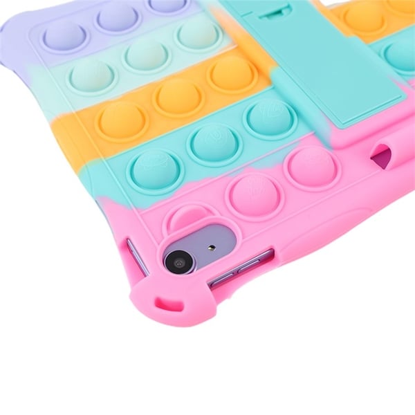 SKALO iPad 11" (2025) Stødsikkert Armor Popit Silikone Cover - Sort