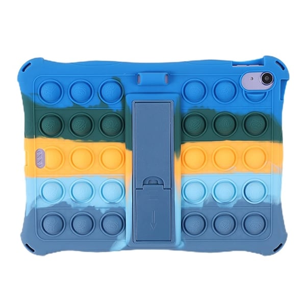SKALO iPad 11" (2025) Stødsikkert Armor Popit Silikone Cover - Blå