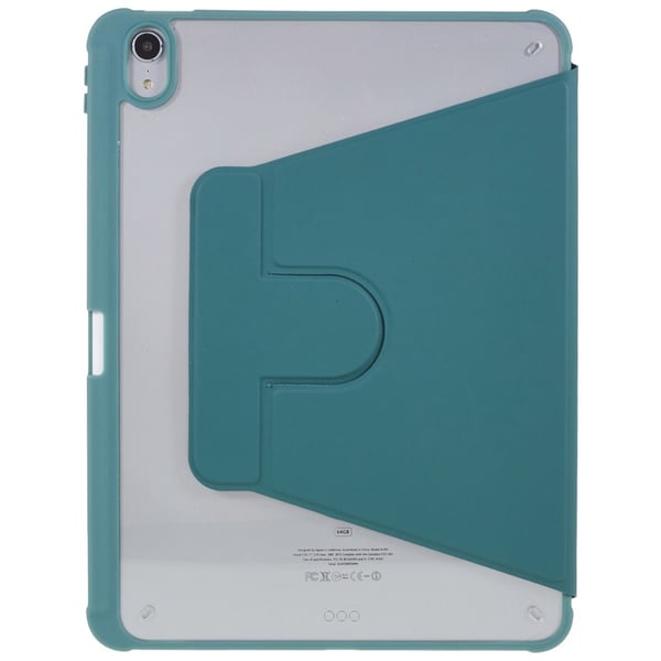 SKALO iPad Air 11 (2025) PU-læder Rotary Kickstand Cover - Grøn