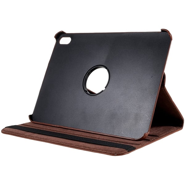 SKALO iPad 10.9 (2022) 360 Litchi Cover - Brun