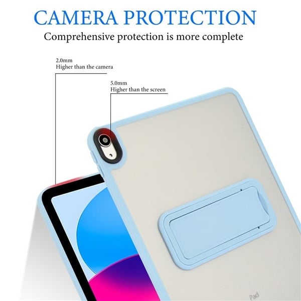 SKALO iPad 10.9 (2022) Color Hybrid Kickstand Cover - Turkis