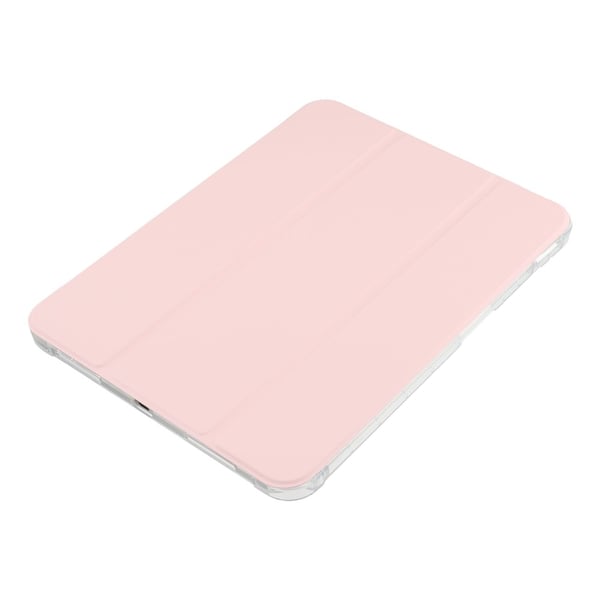 SKALO iPad 10.9 (2022) Trifold Transparent Bagside Cover - Pink