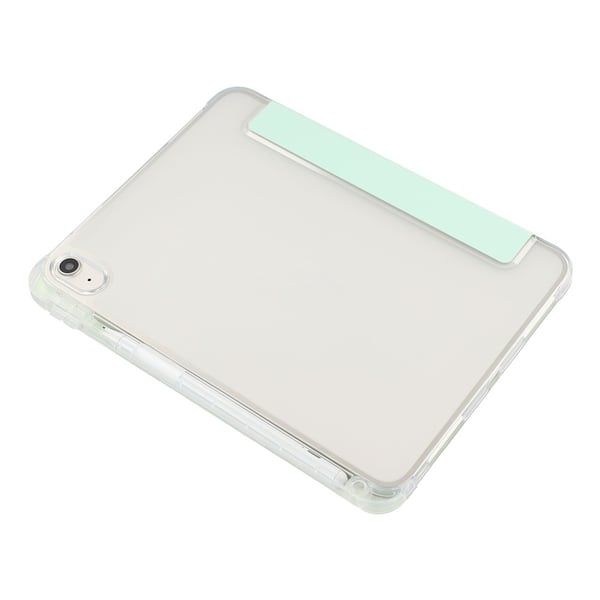 SKALO iPad 10.9 (2022) Trifold Transparent Bagside Cover - Grøn