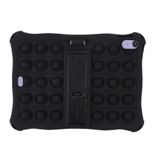 SKALO iPad 10.9 (2022) Stødsikkert Armor Popit Silikone Cover - Sort