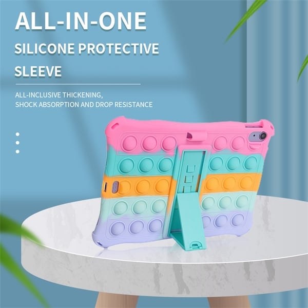 SKALO iPad 10.9 (2022) Stødsikkert Armor Popit Silikone Cover - Pink