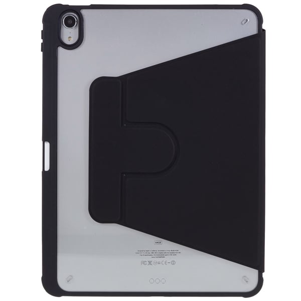 SKALO iPad Air 11 (2024) PU-læder Rotary Kickstand Cover - Sort