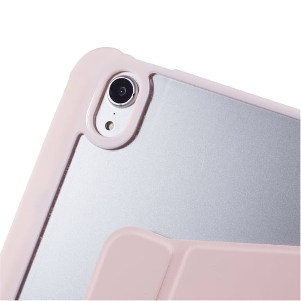 SKALO iPad Air 11 (2024) PU-læder Rotary Kickstand Cover - Pink