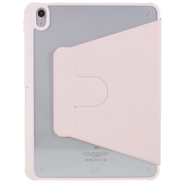 SKALO iPad Air 11 (2024) PU-læder Rotary Kickstand Cover - Pink