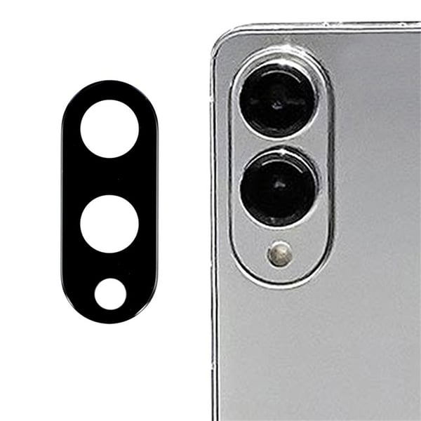 2-PAK SKALO Samsung S25 Edge 3D Kameralinse Beskyttelsesglas - Sort 2-PAK SKALO Samsung S25 Edge 3D Kameralinse Beskyttelsesglas - Sort