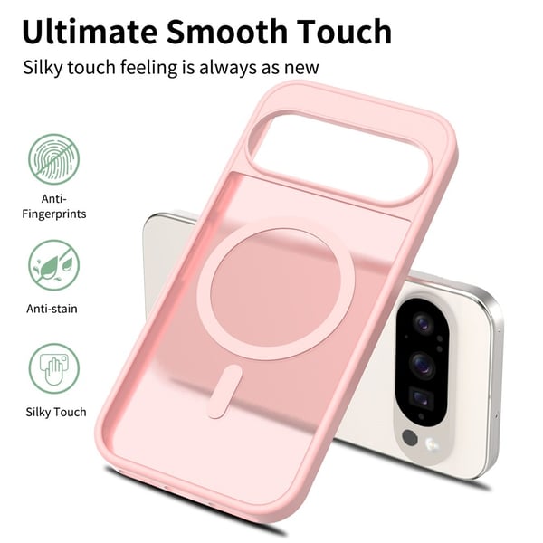 SKALO Google Pixel 10 Skin-touch Hybrid Cover - Pink