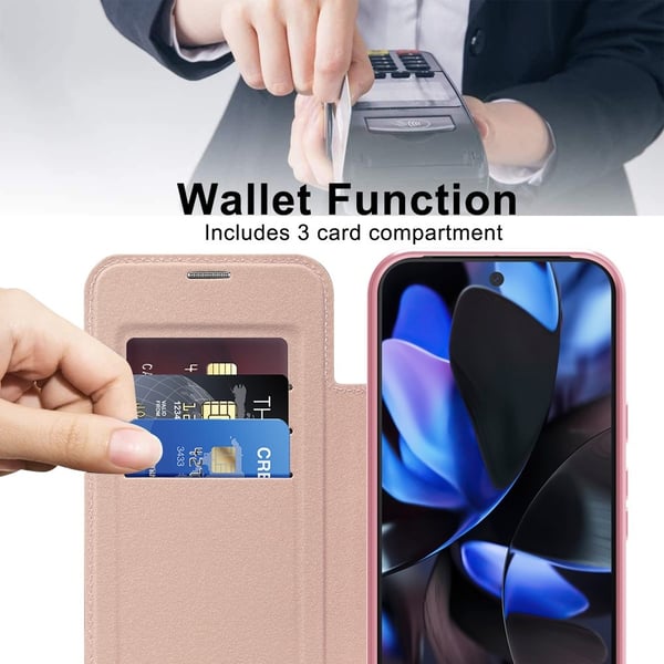 SKALO Google Pixel 10 Slim Kotelo - Pinkki
