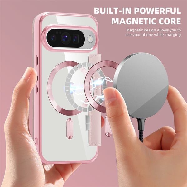 SKALO Google Pixel 10 Slim Kotelo - Pinkki