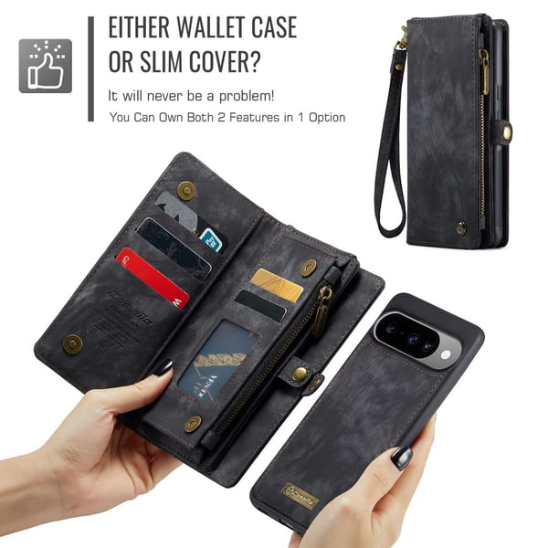 CaseMe Google Pixel 10 008 BIg Wallet 2in1 Magnet Flip Cover - Sort