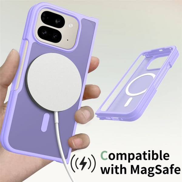 SKALO Google Pixel 10 Pro Fold Skin-touch Hybrid Cover - Lilla