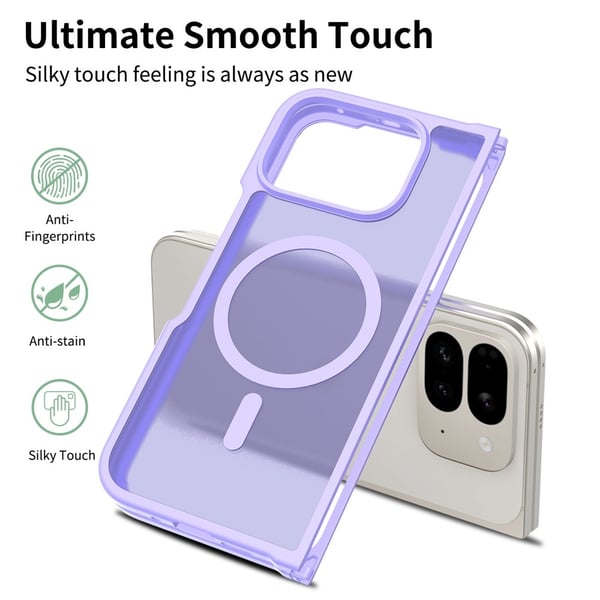 SKALO Google Pixel 10 Pro Fold Skin-touch Hybrid Cover - Lilla