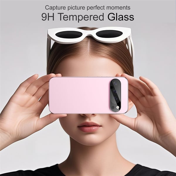 IMAK Google Pixel 10 Pro XL Kamerabeskyttelse af hærdet glas - Sort