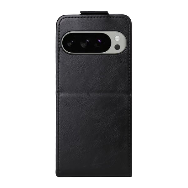 SKALO Google Pixel 10 Pro XL Pysty PU-nahka Suojakuori - Musta