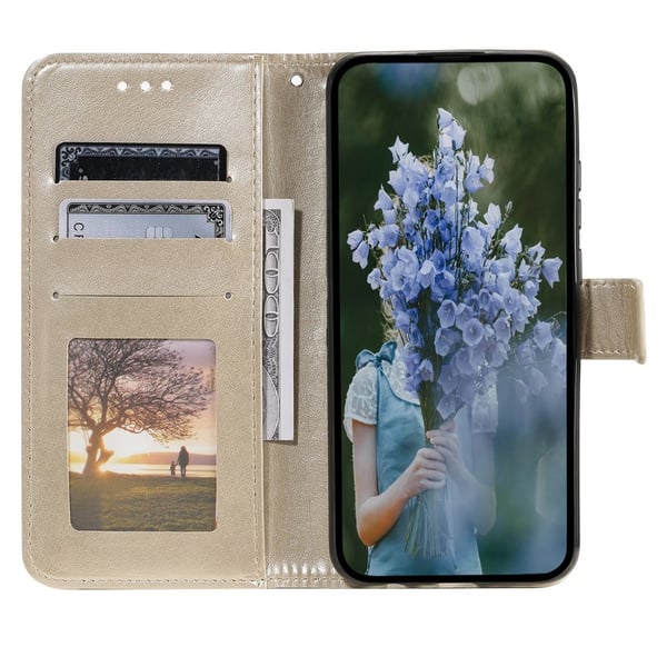 SKALO Motorola Moto G56 5G Mandala Flip Cover - Guld