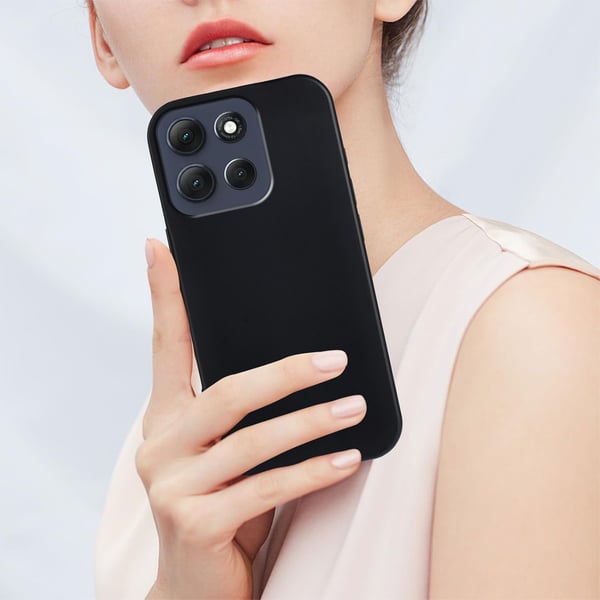 SKALO Motorola Moto G86 Power 5G Matsort Ultratyndt TPU Cover - Sort