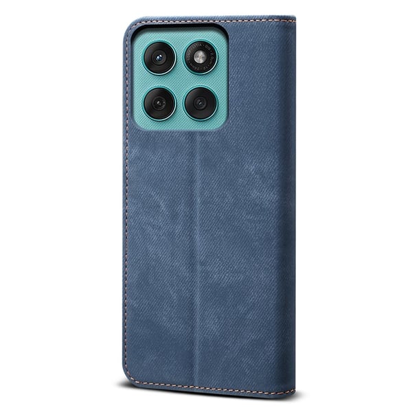 SKALO Motorola Moto G56 5G Jeans Flip Cover - Blå