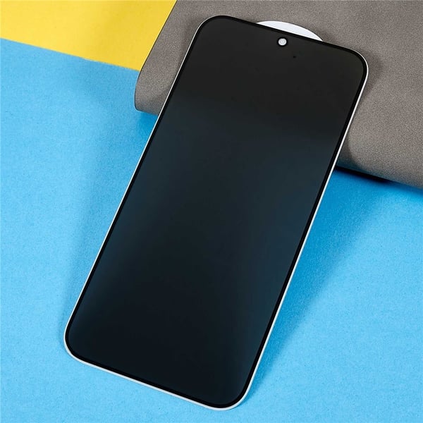 SKALO Motorola Moto G86 Power 5G Privacy Hærdet Glas Skærmbeskyttelse - Sort