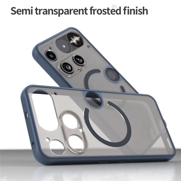 SKALO Nothing Phone (3) Mat Hybrid Cover - Blå