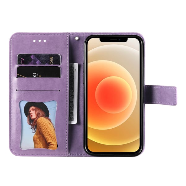 SKALO Motorola Moto G86 Power 5G Mandala Flip Cover - Lilla