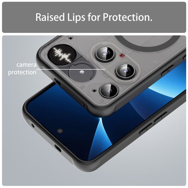 SKALO Nothing Phone (3) Mat Hybrid Cover - Sort