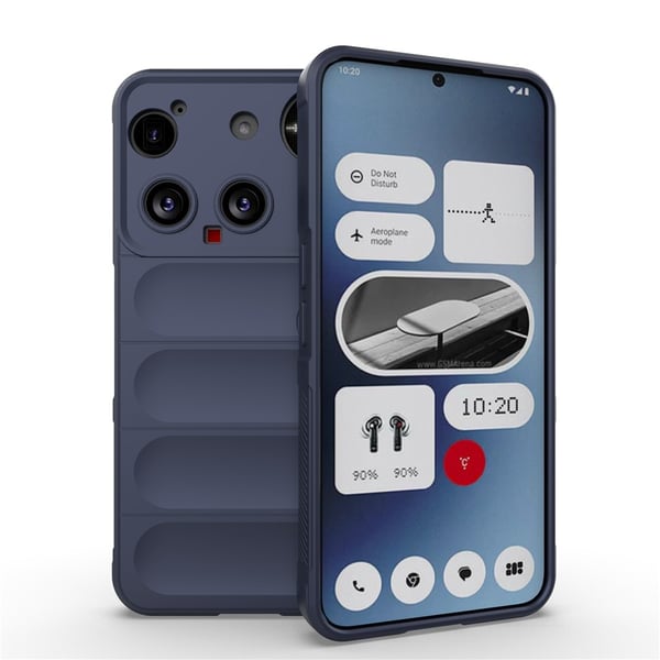 SKALO Nothing Phone (3) Rugged Bumpers TPU Cover - Mørkeblå