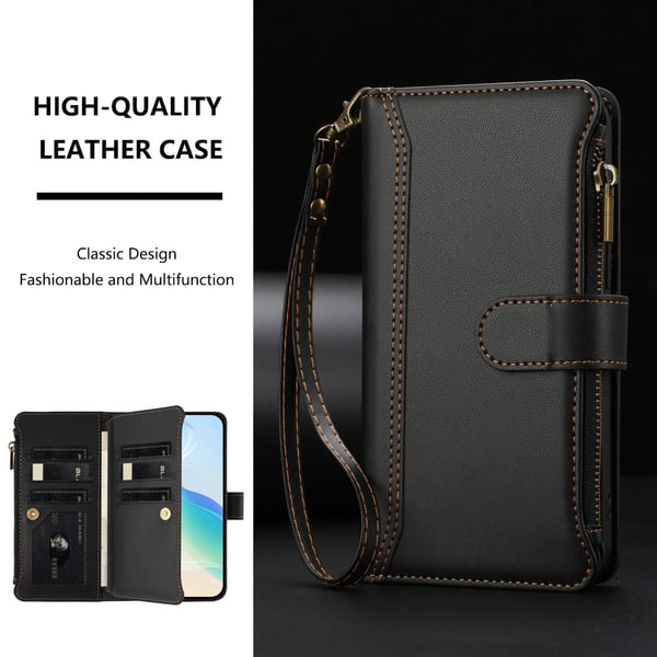SKALO Nothing Phone (3) Stor Tegnebog 11-RUM Flip Cover - Sort