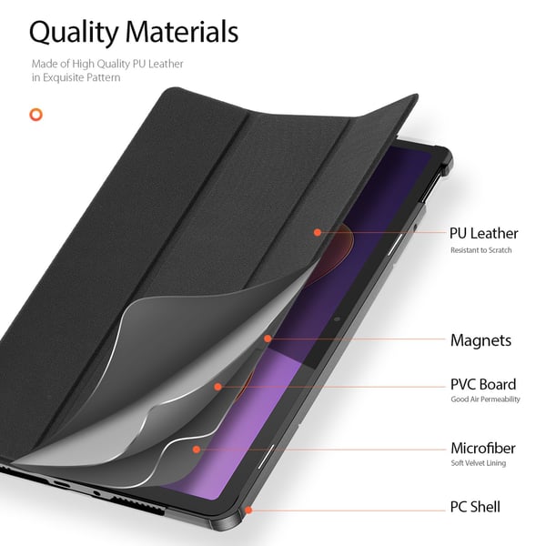 DUX DUCIS Xiaomi Redmi Pad 2 DOMO Series Cover - Sort