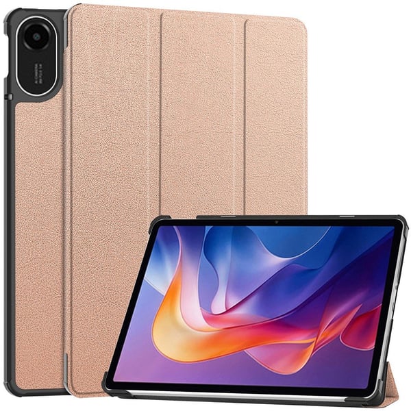 SKALO Xiaomi Redmi Pad 2 Trifold Fodral - Roséguld SKALO Xiaomi Redmi Pad 2 Trifold Fodral - Roséguld