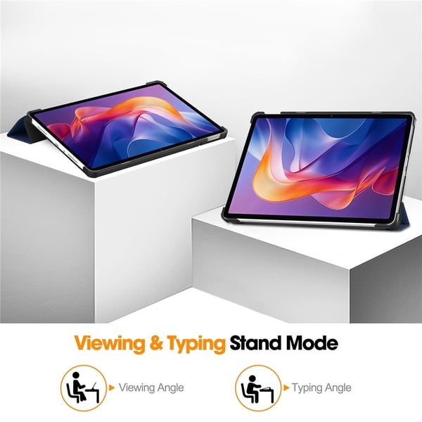 SKALO Xiaomi Redmi Pad 2 Trifold Kotelo - Sininen