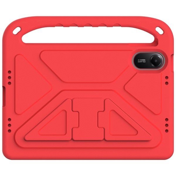 SKALO Xiaomi Redmi Pad 2 Lasten suojakotelo, jossa on kahva ja jalusta - Punainen