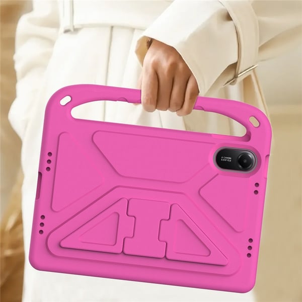 SKALO Xiaomi Redmi Pad 2 Lasten suojakotelo, jossa on kahva ja jalusta - Pinkki