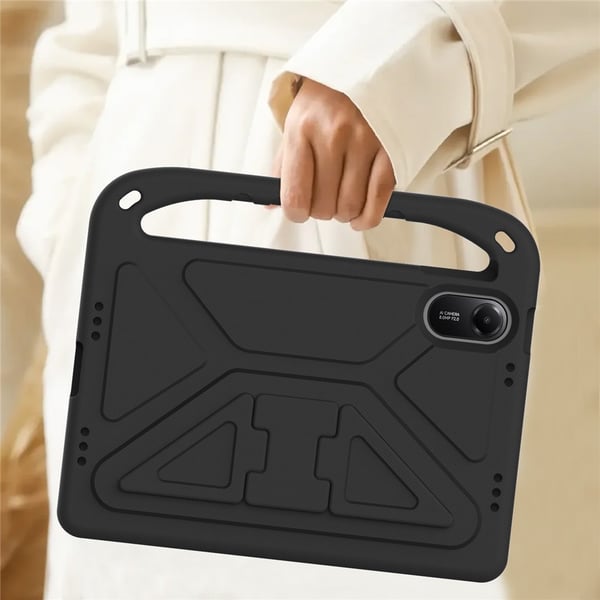 SKALO Xiaomi Redmi Pad 2 Lasten suojakotelo, jossa on kahva ja jalusta - Musta