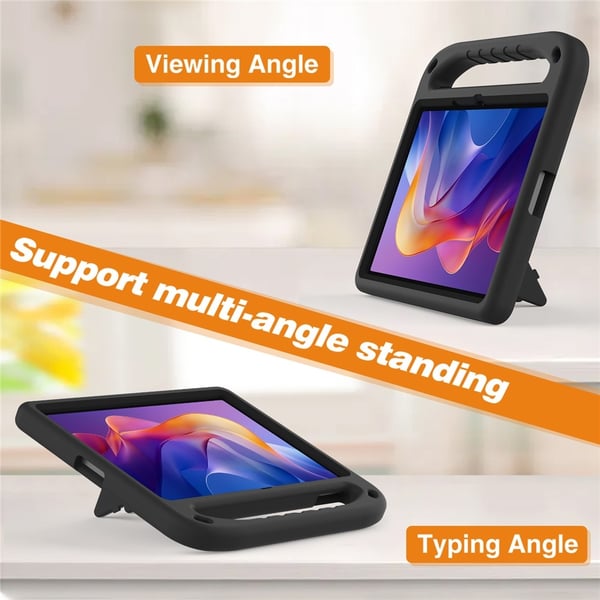 SKALO Xiaomi Redmi Pad 2 Lasten suojakotelo, jossa on kahva ja jalusta - Musta