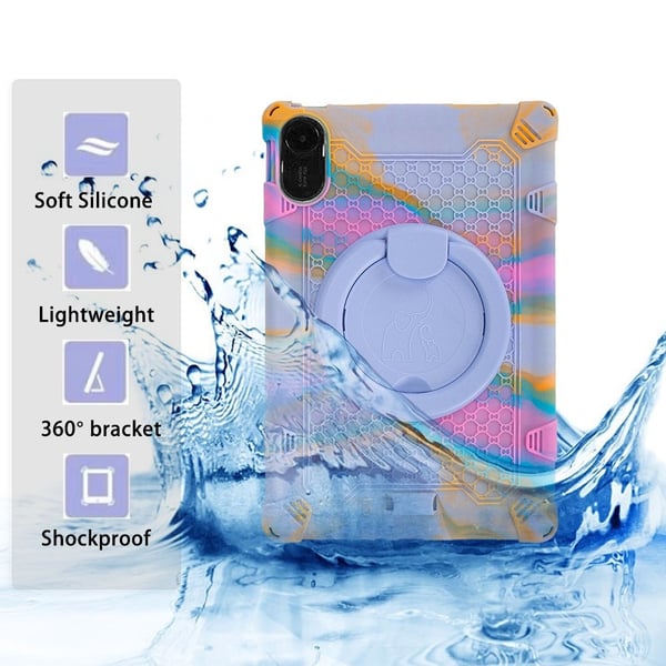 SKALO Xiaomi Redmi Pad 2 Silikone Armor Ring Cover - Turkis