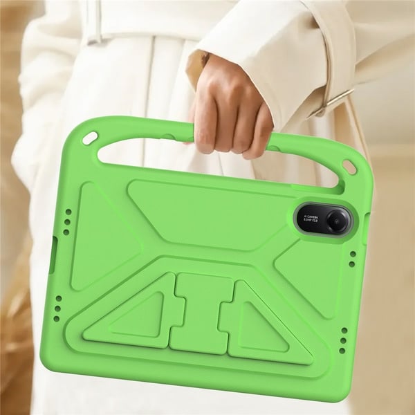 SKALO Xiaomi Redmi Pad 2 Lasten suojakotelo, jossa on kahva ja jalusta - Vihreä